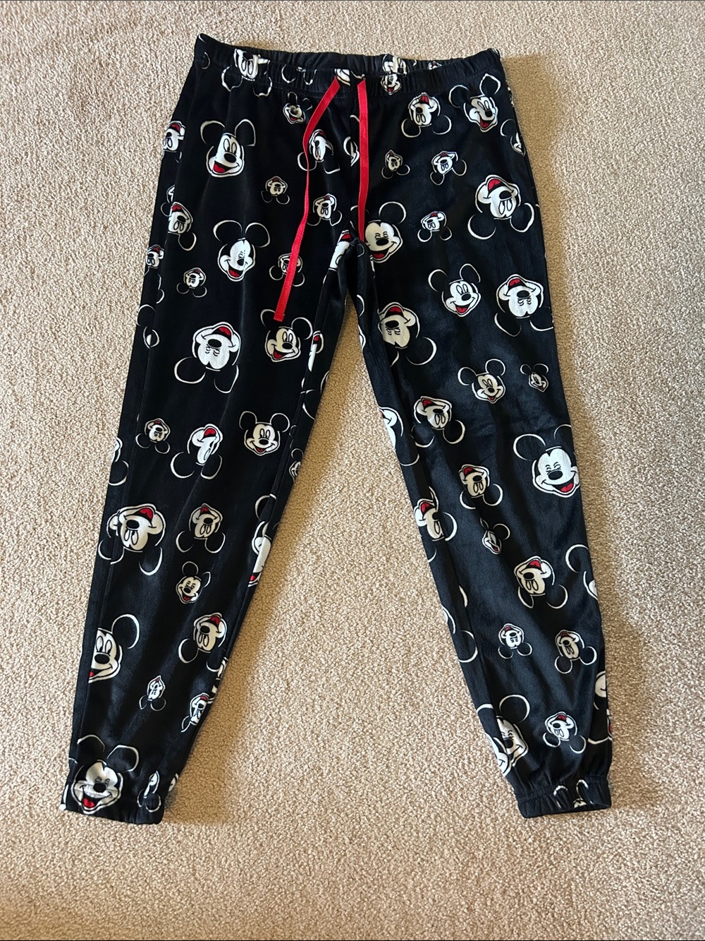 Disney’s Mickey Mouse, cozy black pajama pants
